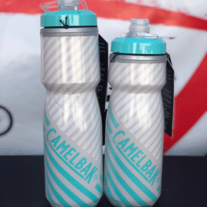 Pack Botella - Caramañola Camelbak Térmica 2 capas 600ml y 700ml - Modelo verde agua rayas