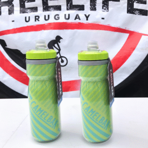 Pack Botella - Caramañola Camelbak Térmica 2 capas 600ml y 600ml - Modelo verde lima